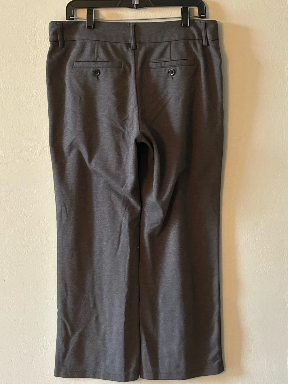 Riders By Lee Women’s Sz 14 Charcoal Gray Office Casual Straight Leg Dress Pants